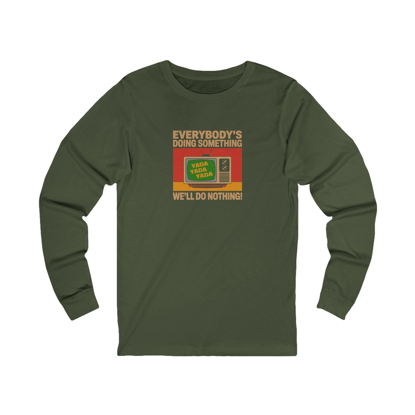 We’ll Do Nothing (Yada Yada) — Seinfeld Retro Long Sleeve (Dark)