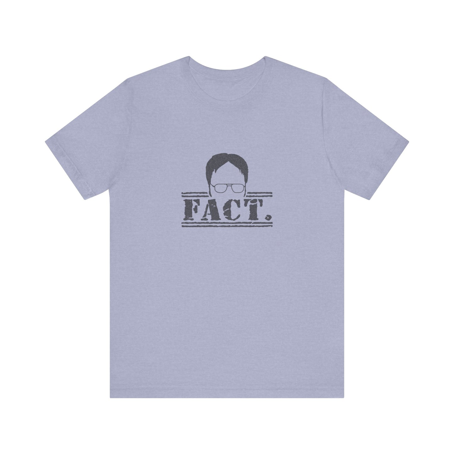 Dwight Schrute FACT. — The Office-Inspired Retro Tee (Light)