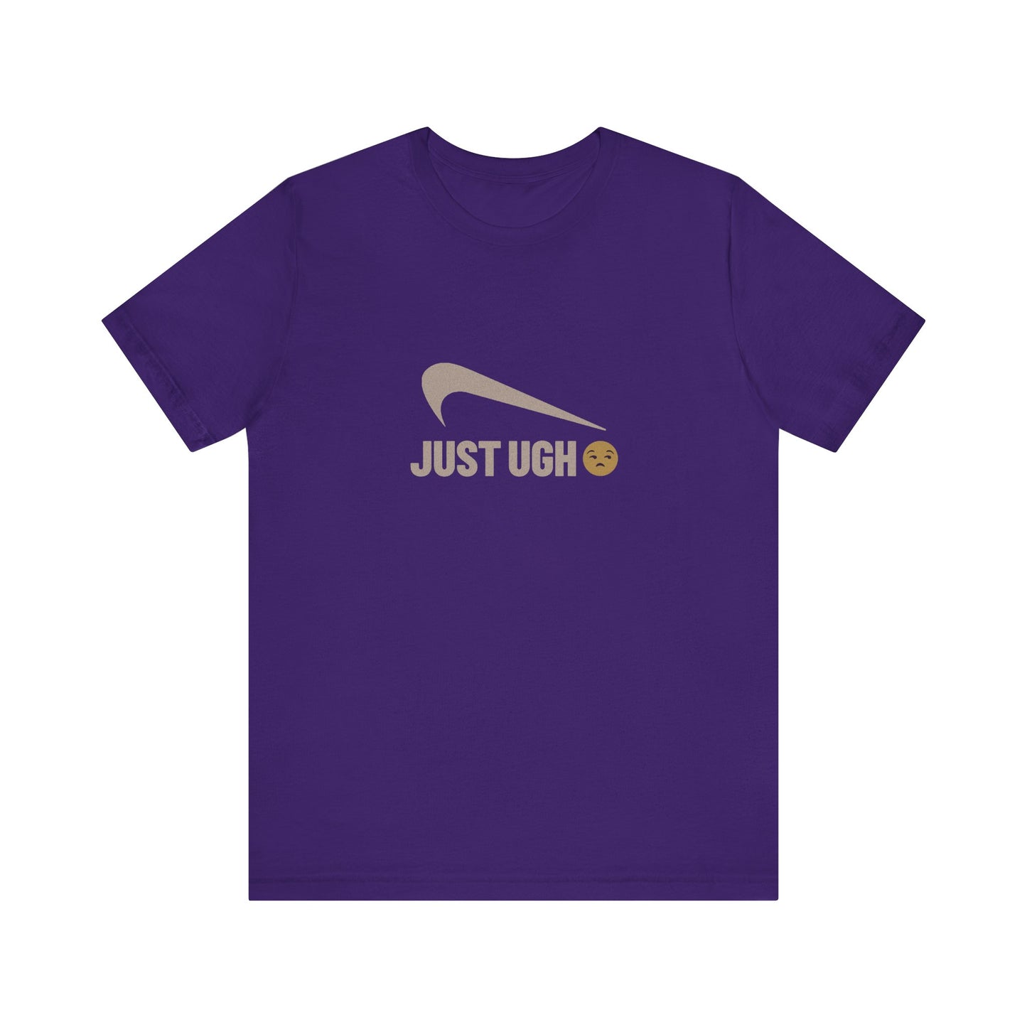 Just Ugh 😒 Athletic Parody — Retro Workout Tee (Dark)