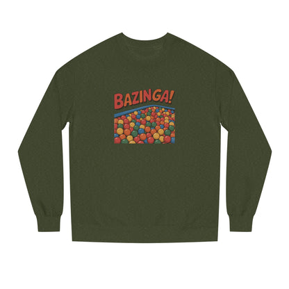 Bazinga! Ball Pit — Big Bang Theory Retro Sweatshirt (Dark)