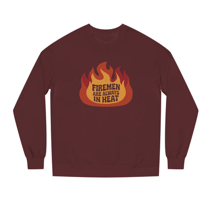 Firemen Are Always in Heat — Flirtatious Retro Sweatshirt (Dark)