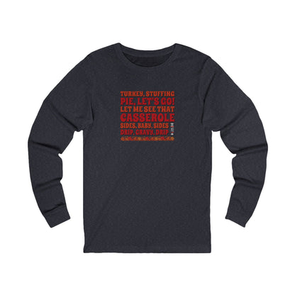 Let Me See That Casserole — Tootsee Roll Retro Long Sleeve (Dark)