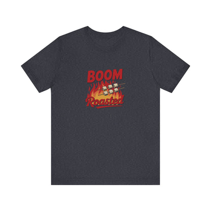 Boom, Roasted — Michael Scott Retro Tee (Dark)