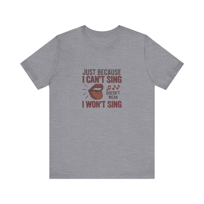Sing Like Nobody’s Listening — Retro Tee (Light)