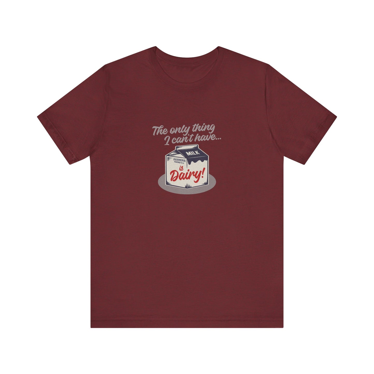 Can’t Have Dairy — Friends Jill Green Retro Tee (Dark)