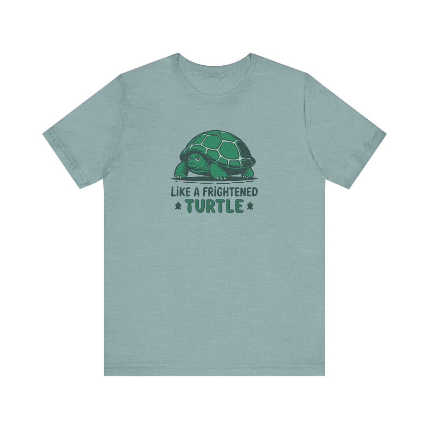 Like a Frightened Turtle — George Costanza Shrinkage Retro Tee (Light)