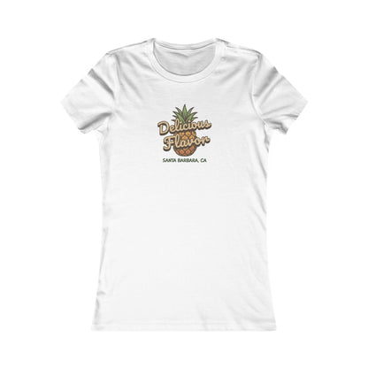 Delicious Flavor — Santa Barbara Pineapple Women's Tee (Light)