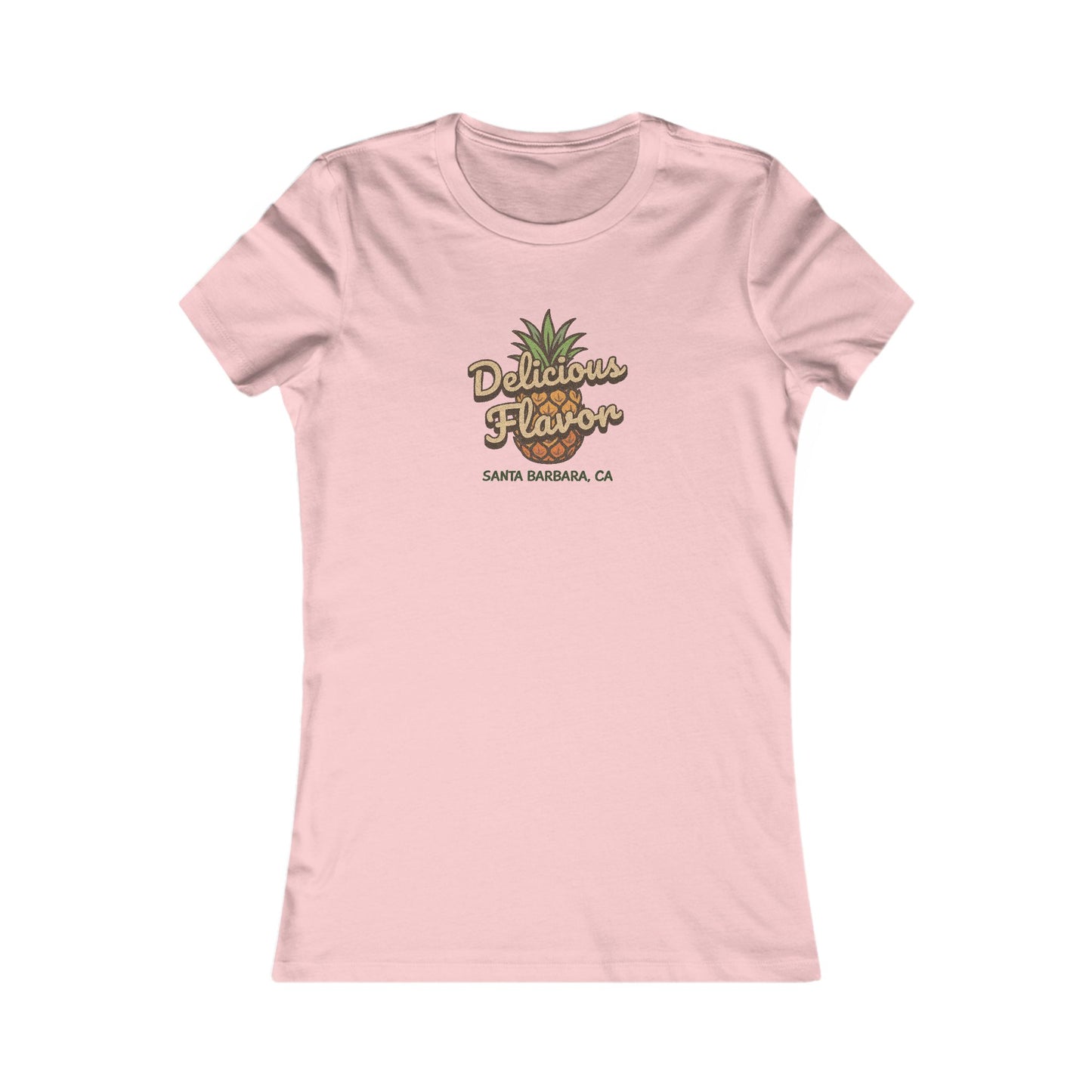 Delicious Flavor — Santa Barbara Pineapple Women's Tee (Light)