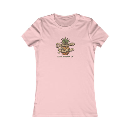 Delicious Flavor — Santa Barbara Pineapple Women's Tee (Light)