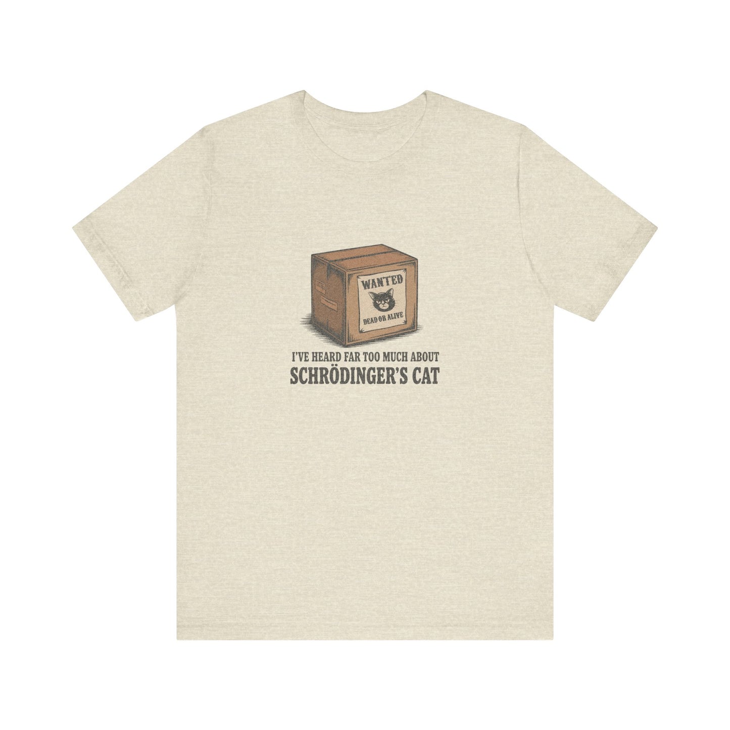 Schrödinger’s Cat — Big Bang Theory Retro Tee (Light)