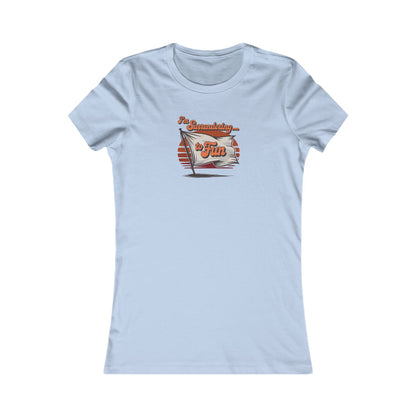 I'm Surrendering to Fun — Fun with Flags Retro Women's Tee (Light)
