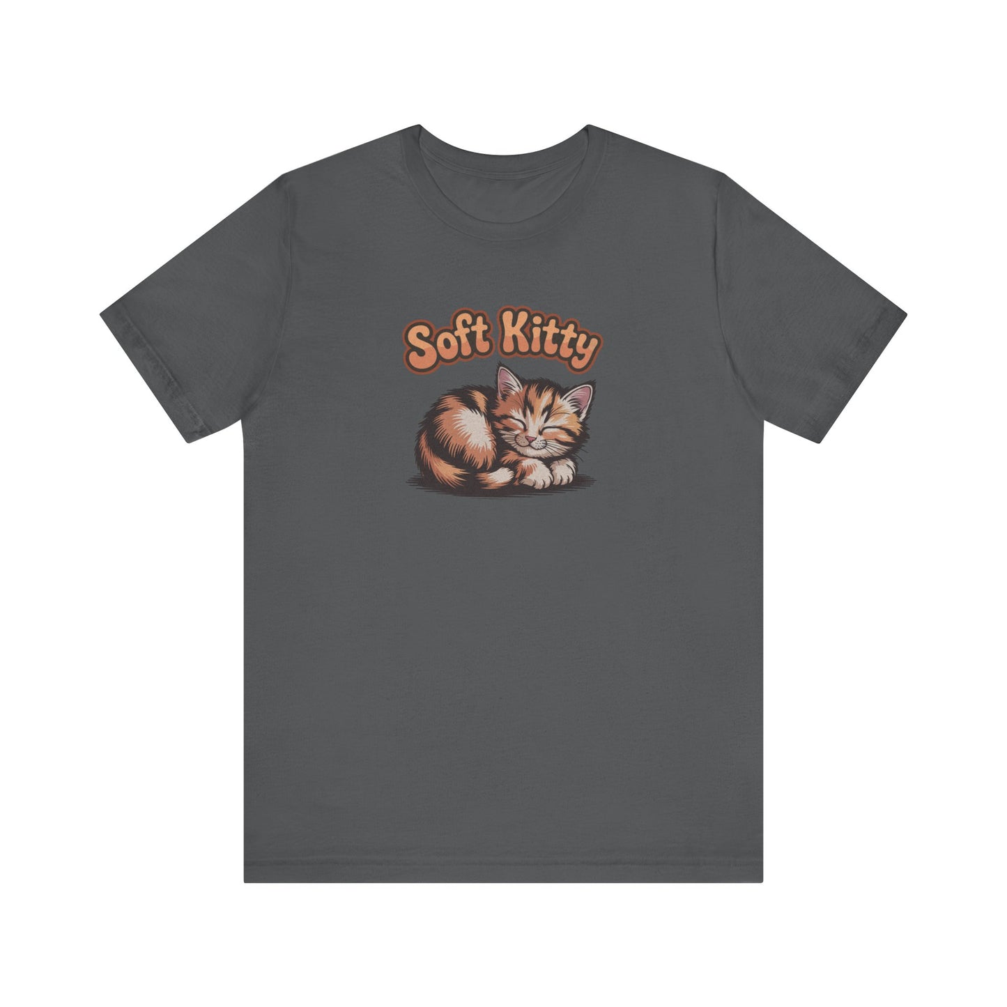 Soft Kitty Sick-Day Lullaby — Big Bang Theory Retro Tee (Dark)