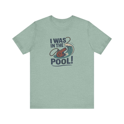 I Was in the Pool! — George Costanza Shrinkage Retro Tee (Light)