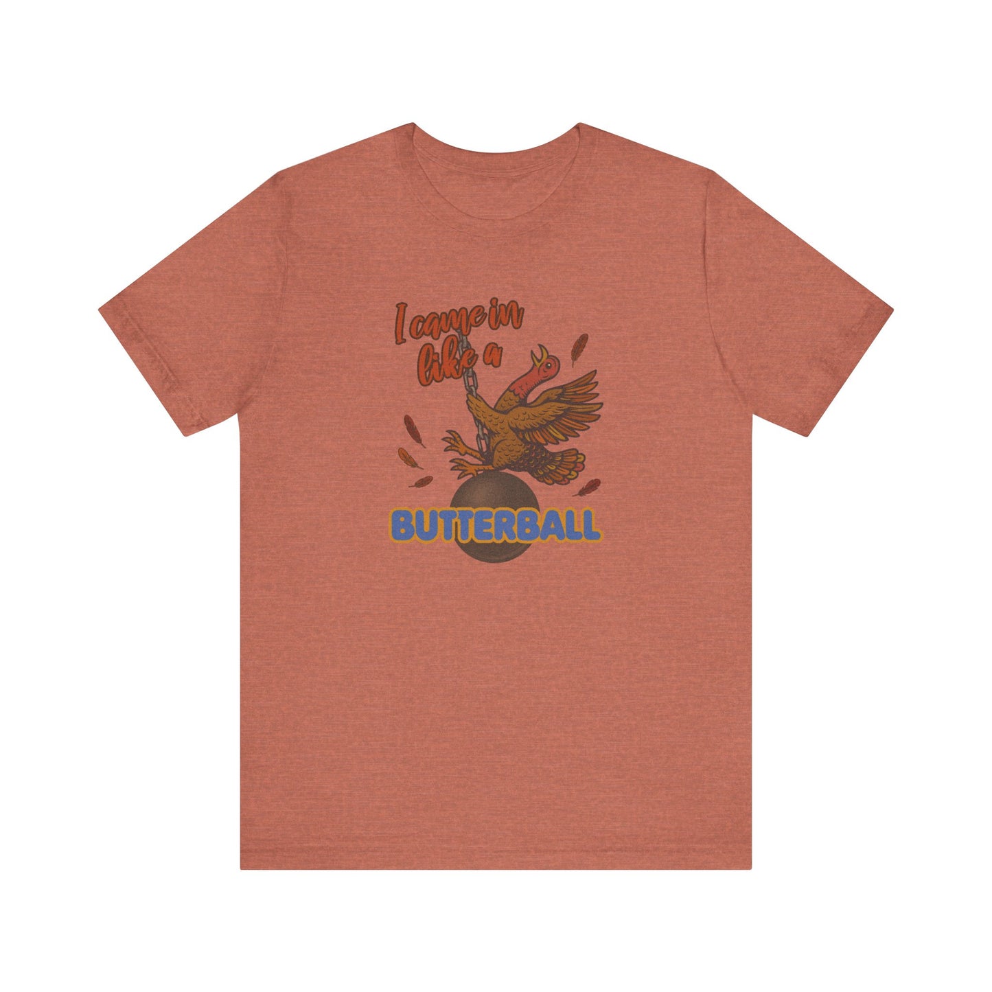 Like a Butterball — Miley Cyrus Thanksgiving Parody Retro Tee (Light)