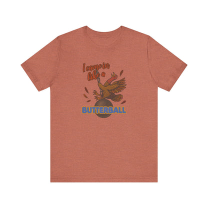 Like a Butterball — Miley Cyrus Thanksgiving Parody Retro Tee (Light)