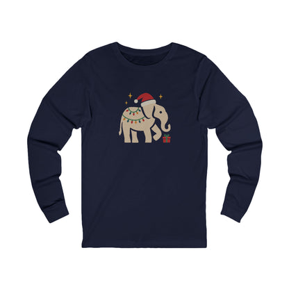 White Elephant Season — Retro Christmas Long Sleeve (Dark)
