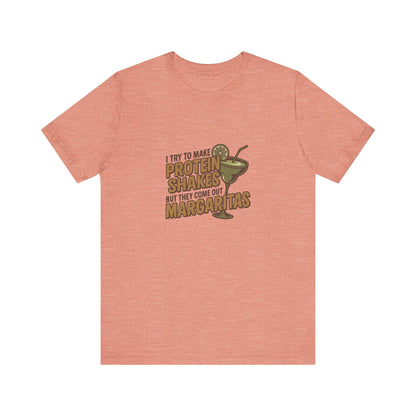 Protein Shakes (Oops, All Margaritas) — Retro Tee (Light)