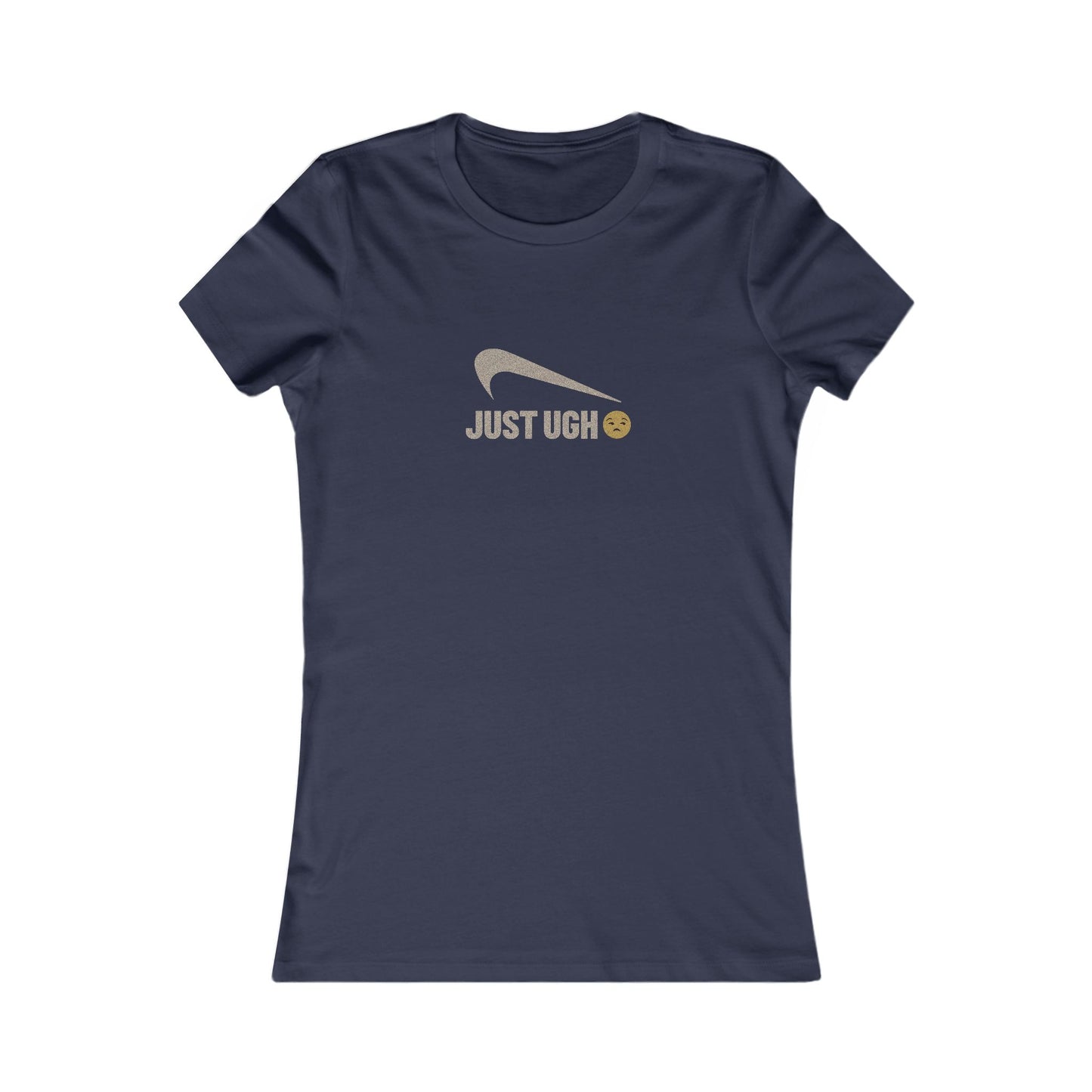 Just Ugh 😒 Athletic Parody — Retro Workout Women's Tee (Dark)