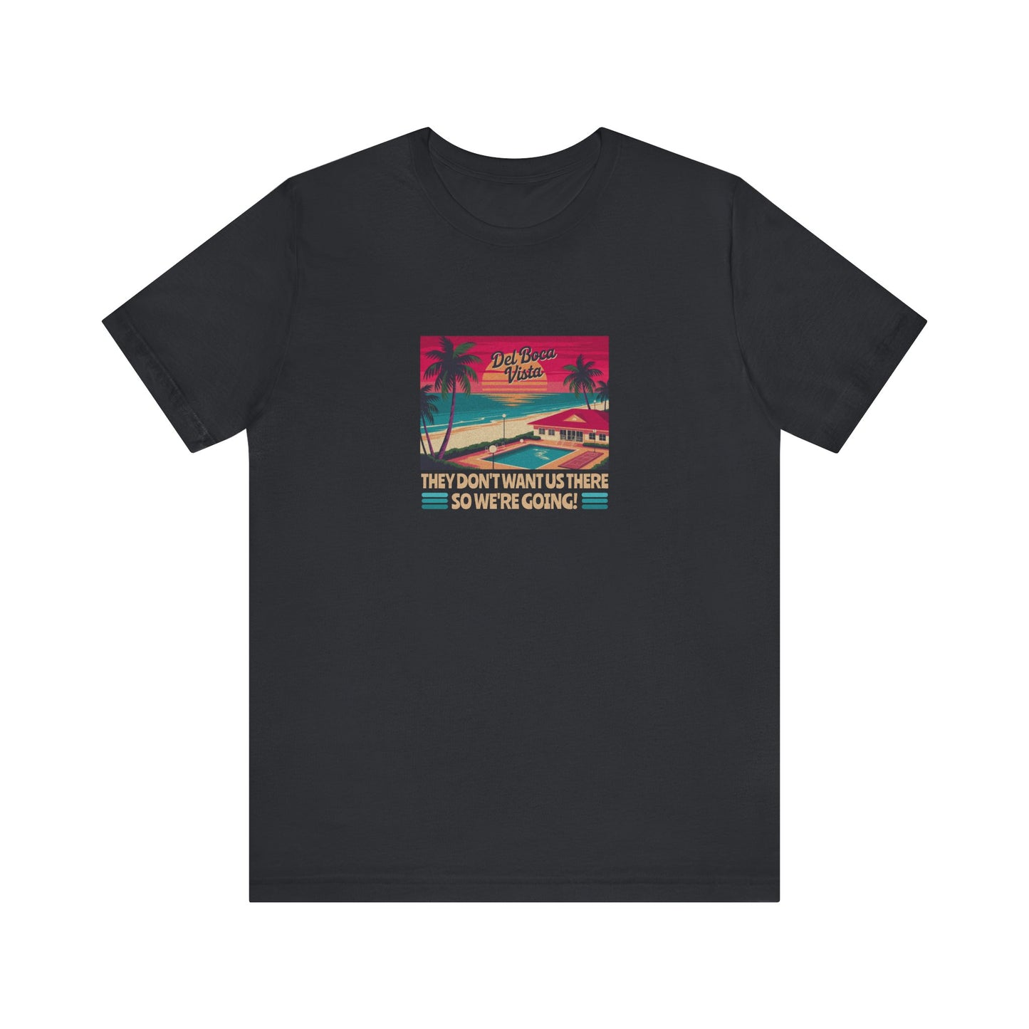 Del Boca Vista (We’re Going!) — Seinfeld Retro Tee (Dark)