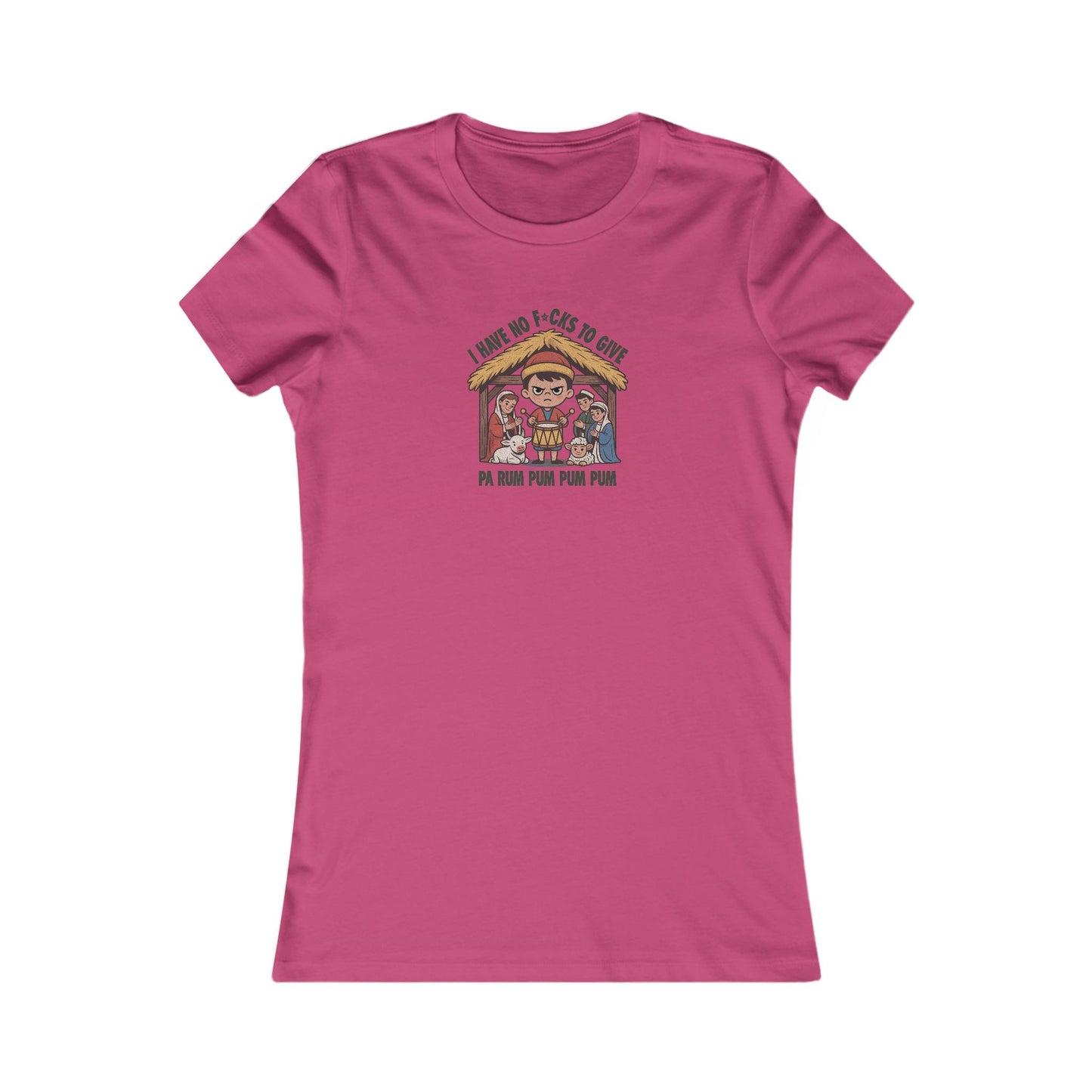 I Have No F*cks to Give — Little Drummer Boy Retro Women's Tee (Light)