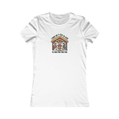 I Have No F*cks to Give — Little Drummer Boy Retro Women's Tee (Light)