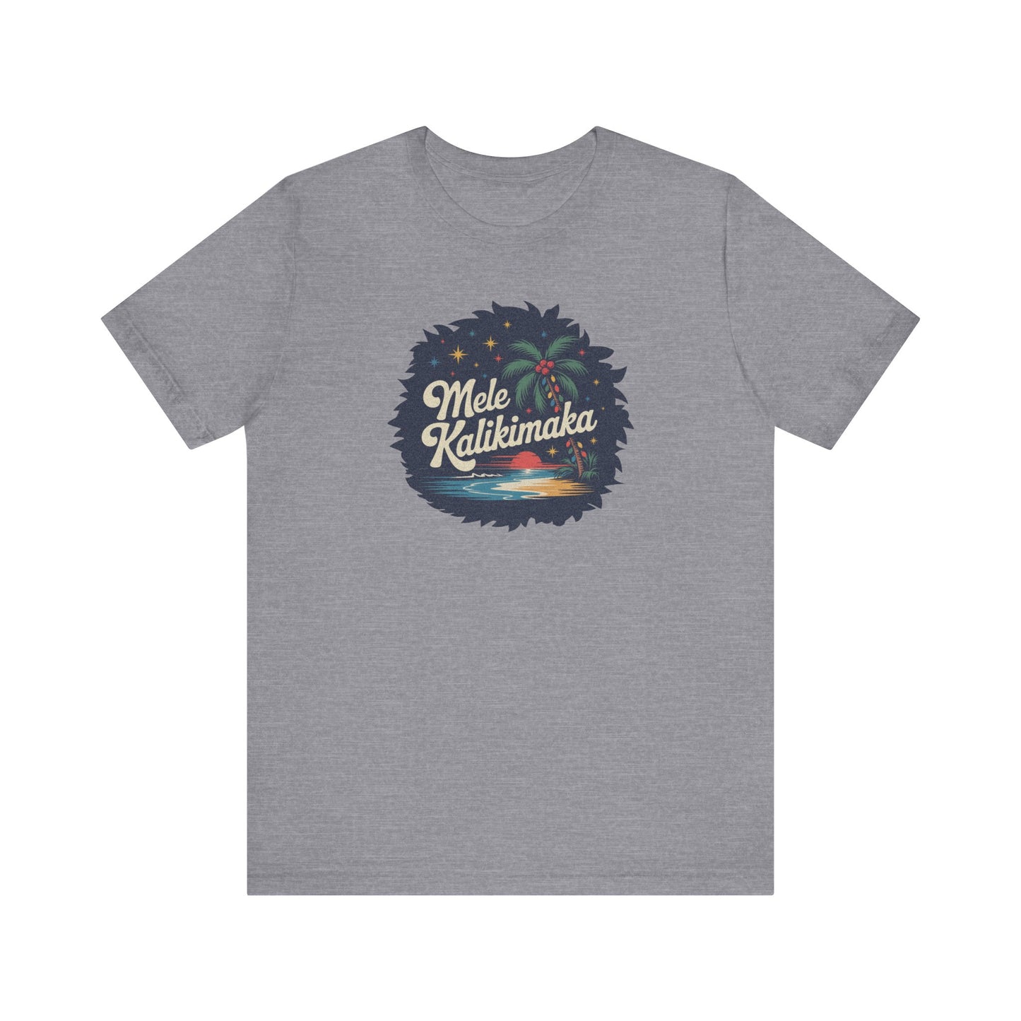 Mele Kalikimaka — Retro Hawaiian Christmas Tee (Light)