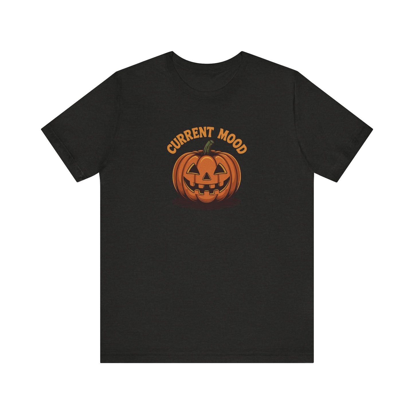 Current Mood (Vintage Jack) — Retro Halloween Tee (Dark)