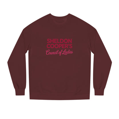 Sheldon Cooper’s Council of Ladies — TBBT Retro Sweatshirt (Dark)