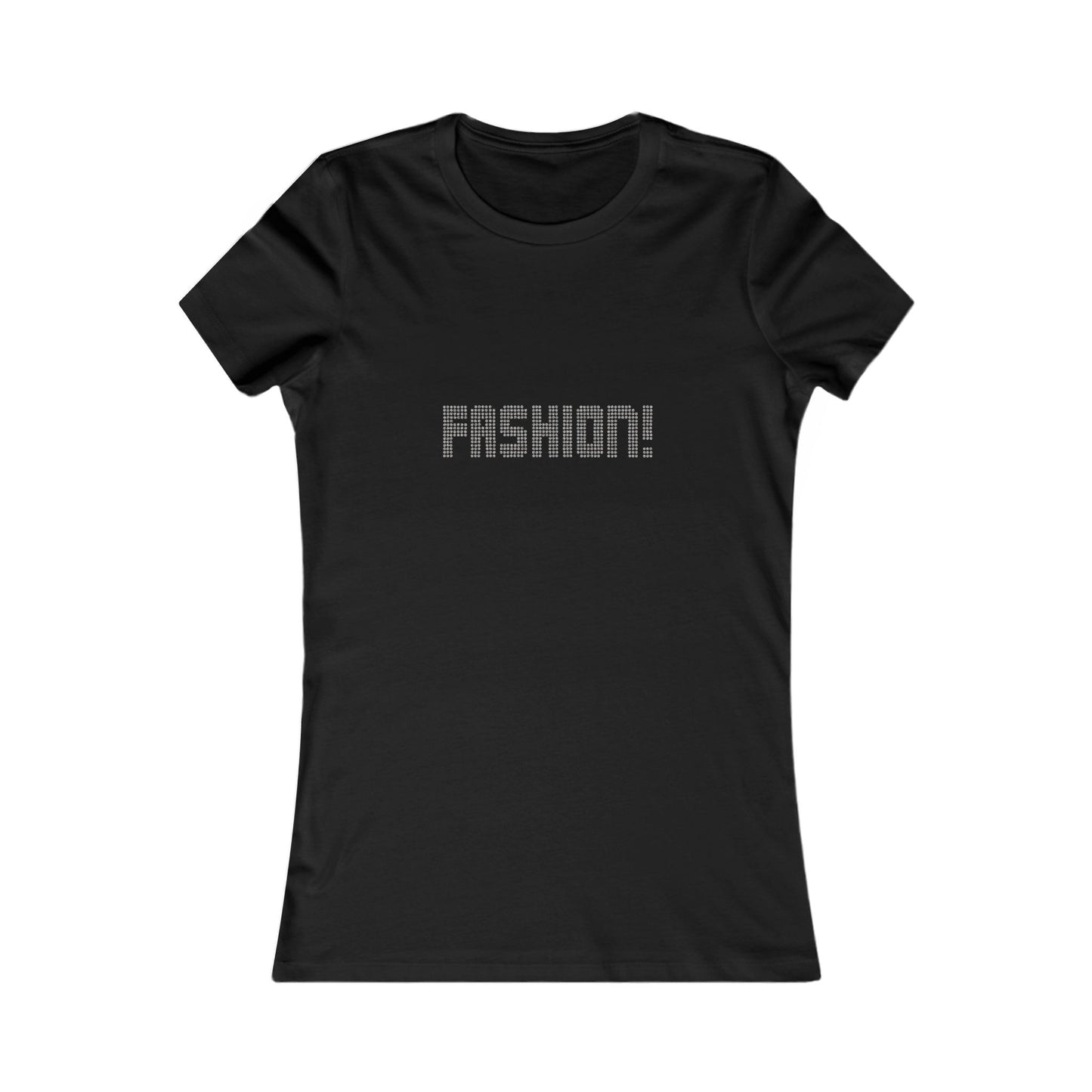 FASHION! — Psych Faux Rhinestones Women's Tee (Dark)