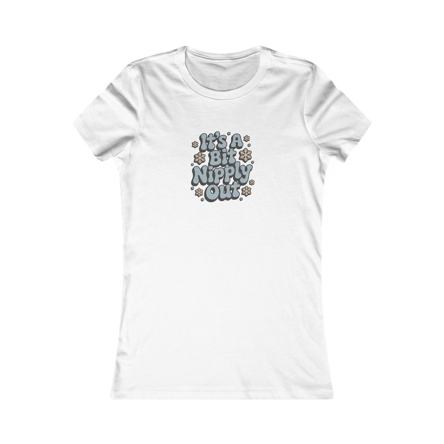 It's a Bit Nipply Out — Christmas Vacation Retro Women's Tee (Light)