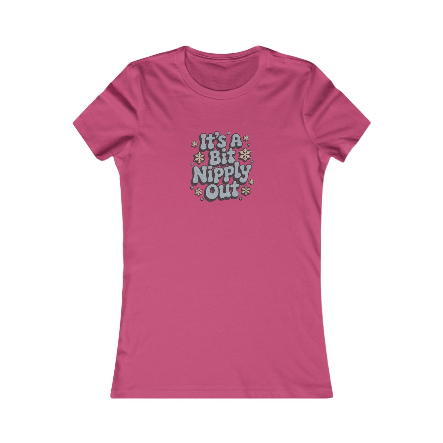 It's a Bit Nipply Out — Christmas Vacation Retro Women's Tee (Light)