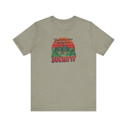 We’re Living in a Society! — Seinfeld Retro Tee (Light)
