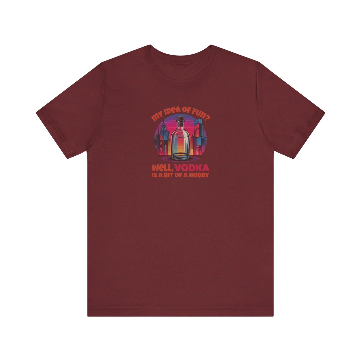 Vodka is a Bit of a Hobby — Retro Graphic Tee (Dark)