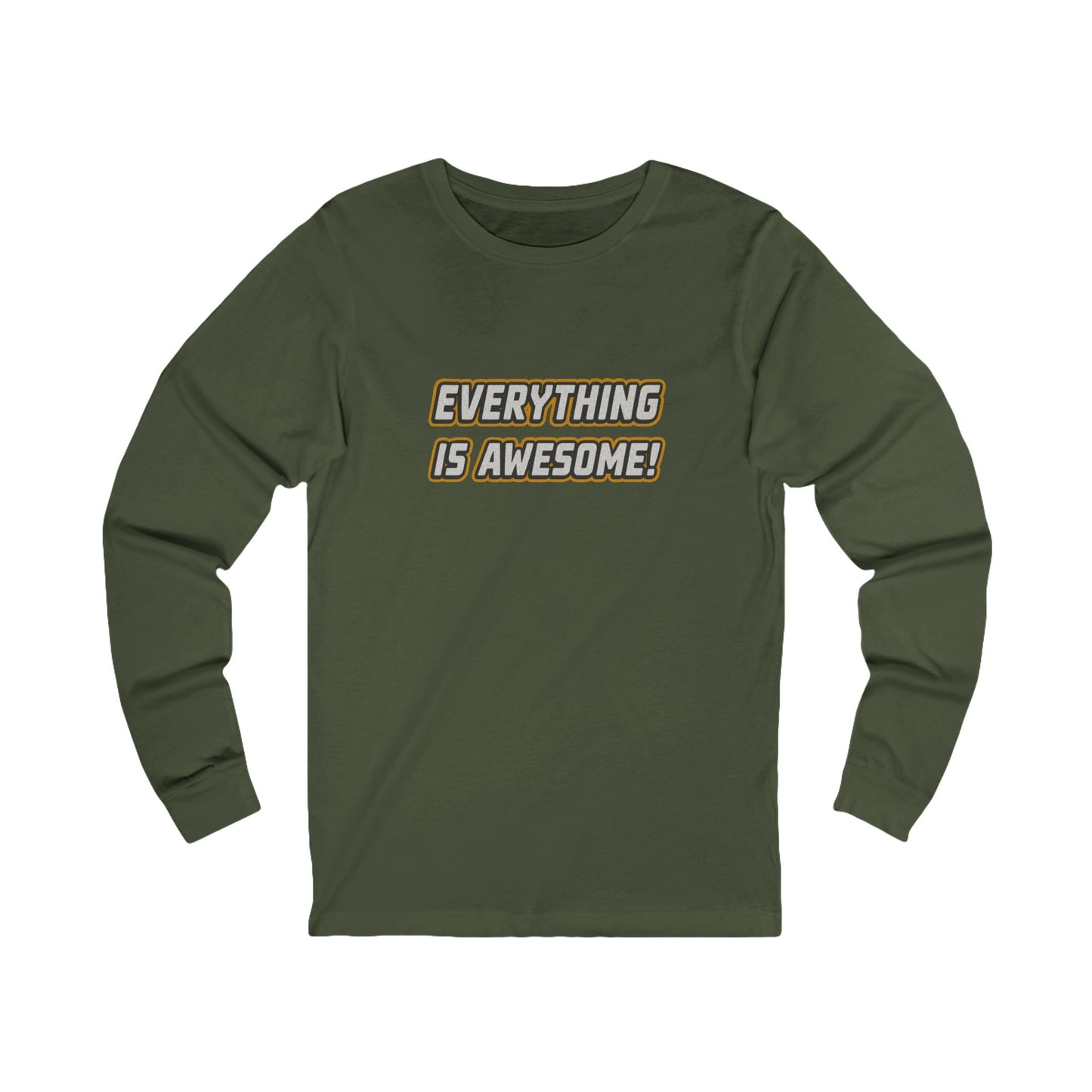 Everything is Awesome! — The LEGO Movie-Inspired Retro Long Sleeve (Dark)