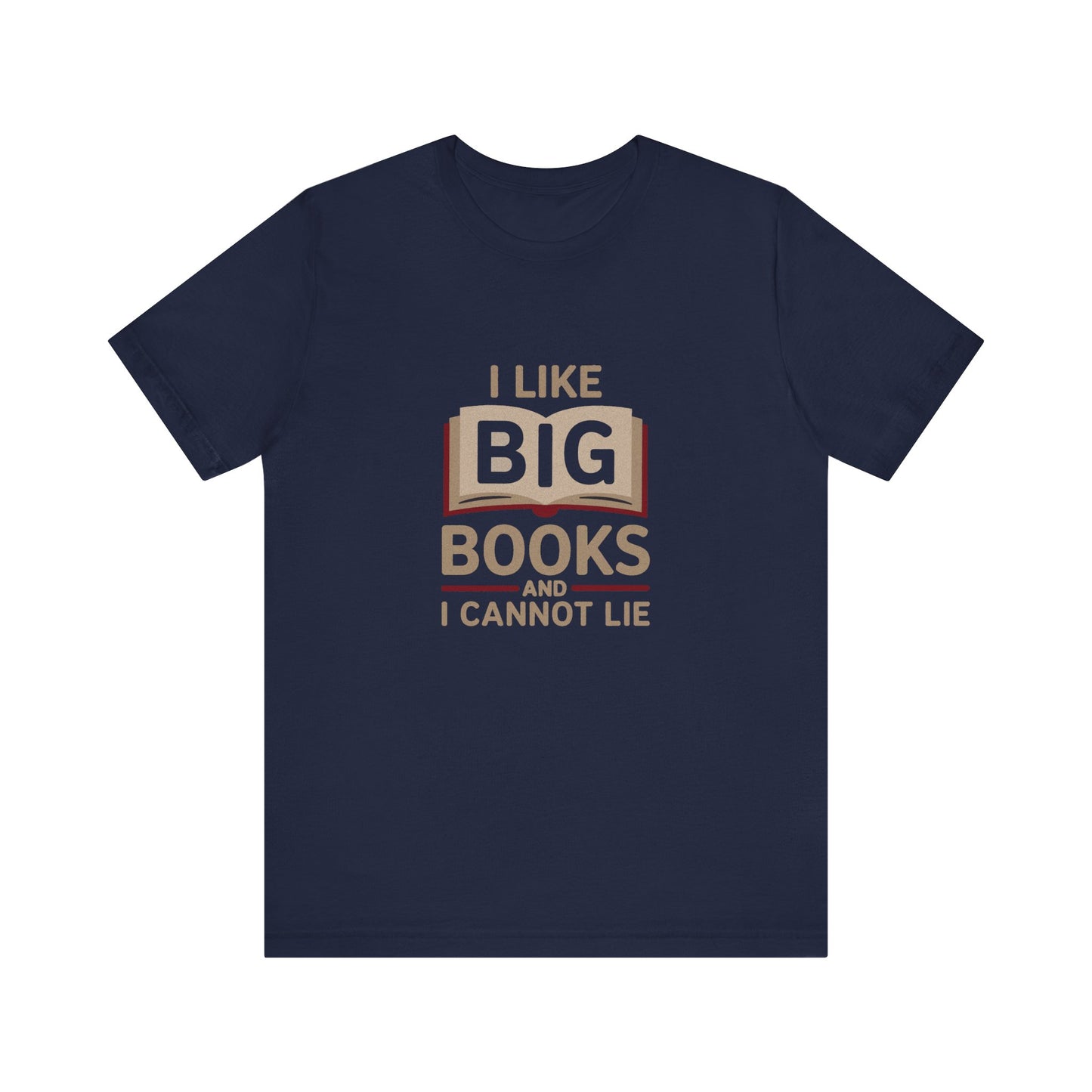 I Like Big Books and I Cannot Lie — Bibliophile Retro Tee (Dark)