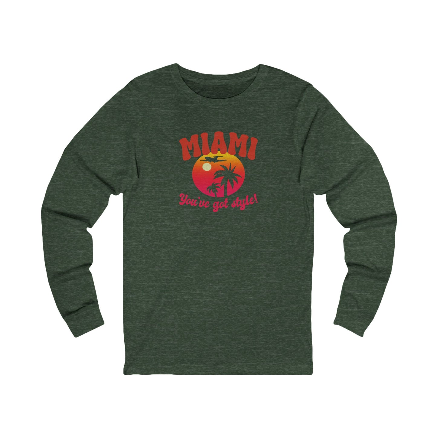 Miami, You've Got Style! — Golden Girls Retro Long Sleeve (Dark)