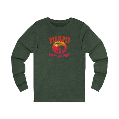 Miami, You've Got Style! — Golden Girls Retro Long Sleeve (Dark)
