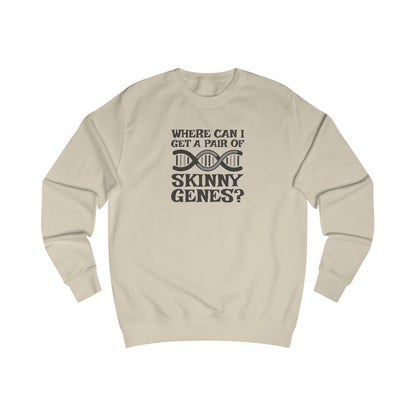 Pair of Skinny Genes — Retro Graphic Sweatshirt (Light)
