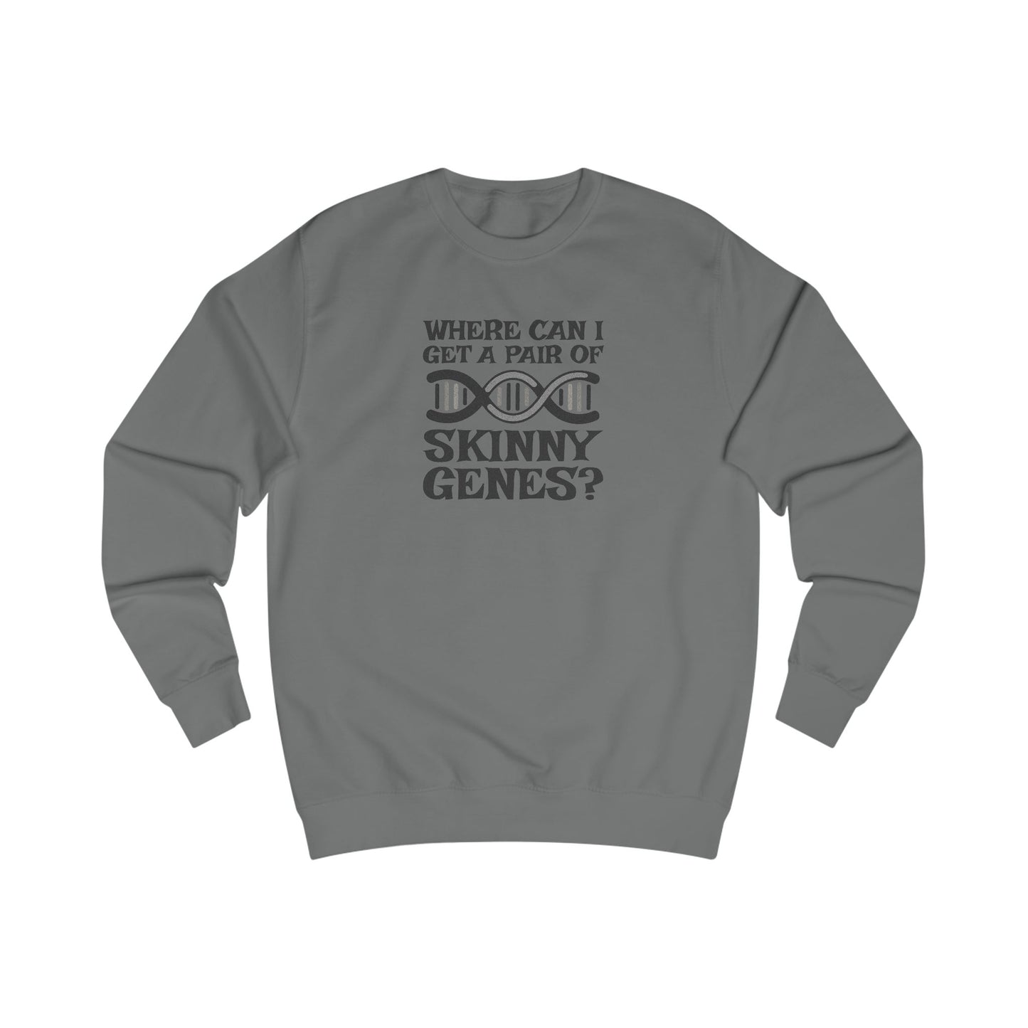 Pair of Skinny Genes — Retro Graphic Sweatshirt (Light)