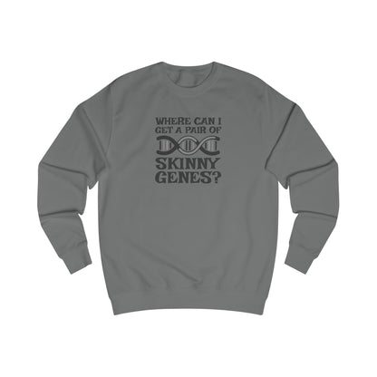 Pair of Skinny Genes — Retro Graphic Sweatshirt (Light)