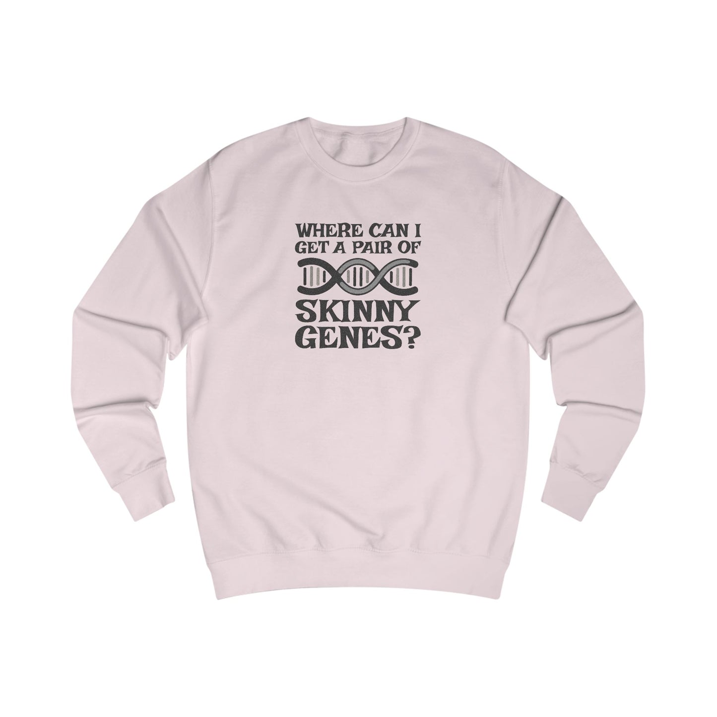 Pair of Skinny Genes — Retro Graphic Sweatshirt (Light)