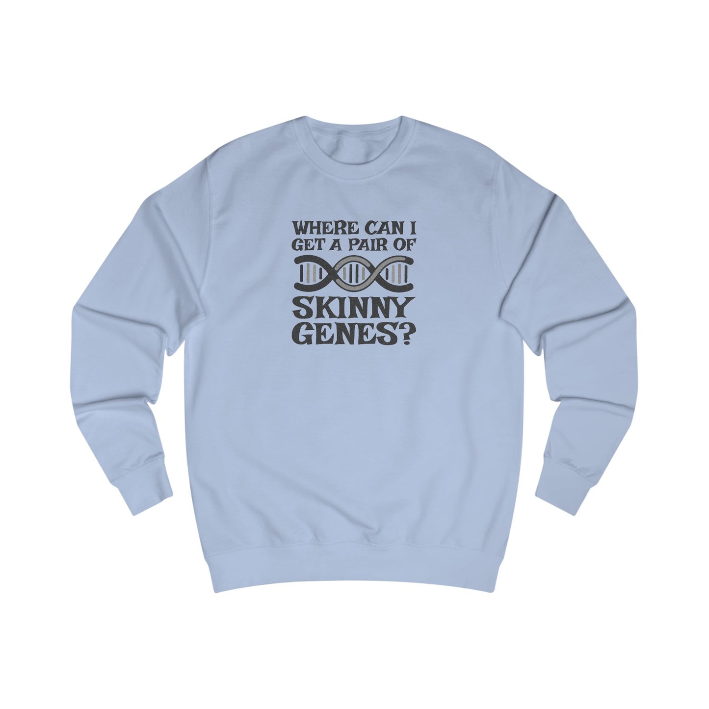 Pair of Skinny Genes — Retro Graphic Sweatshirt (Light)