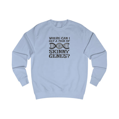 Pair of Skinny Genes — Retro Graphic Sweatshirt (Light)
