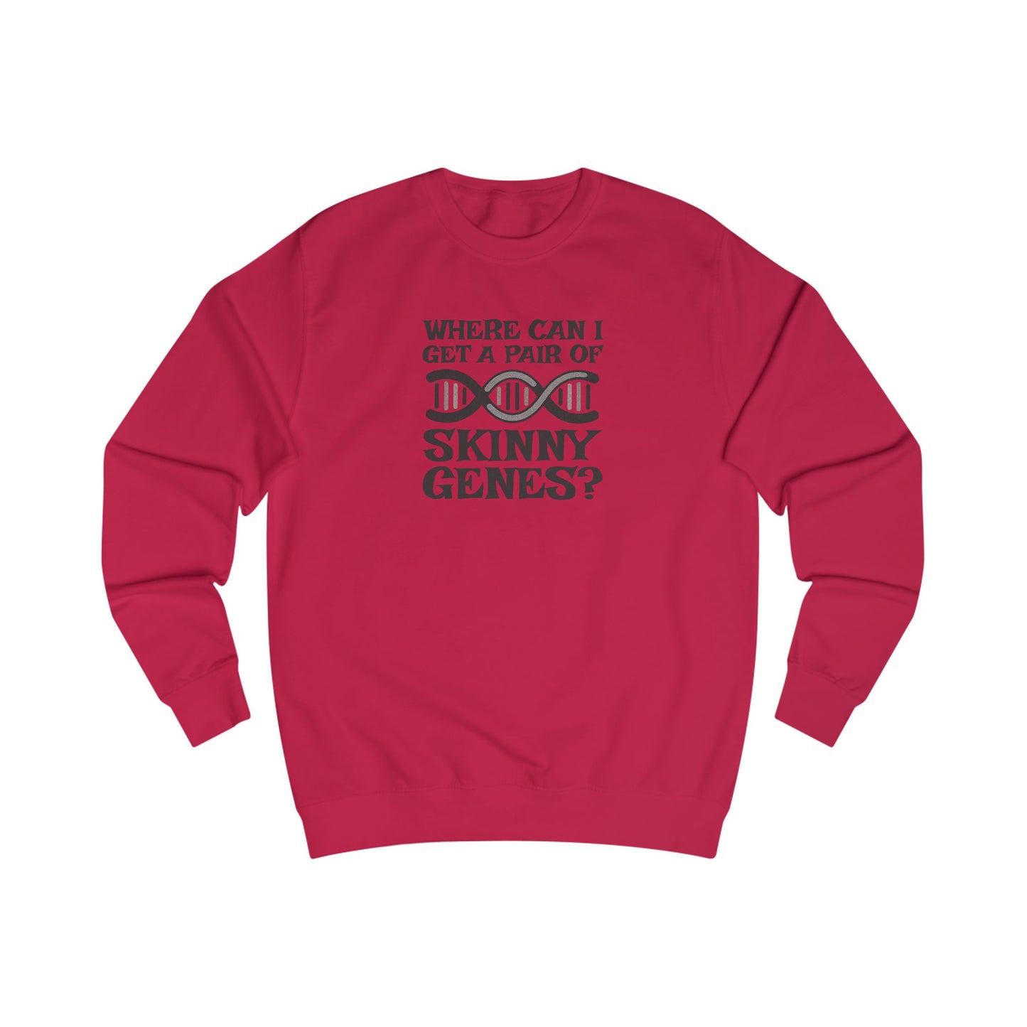 Pair of Skinny Genes — Retro Graphic Sweatshirt (Light)