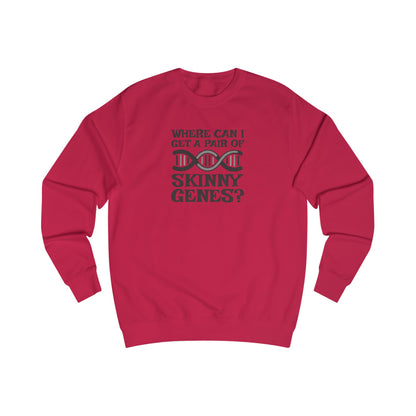 Pair of Skinny Genes — Retro Graphic Sweatshirt (Light)