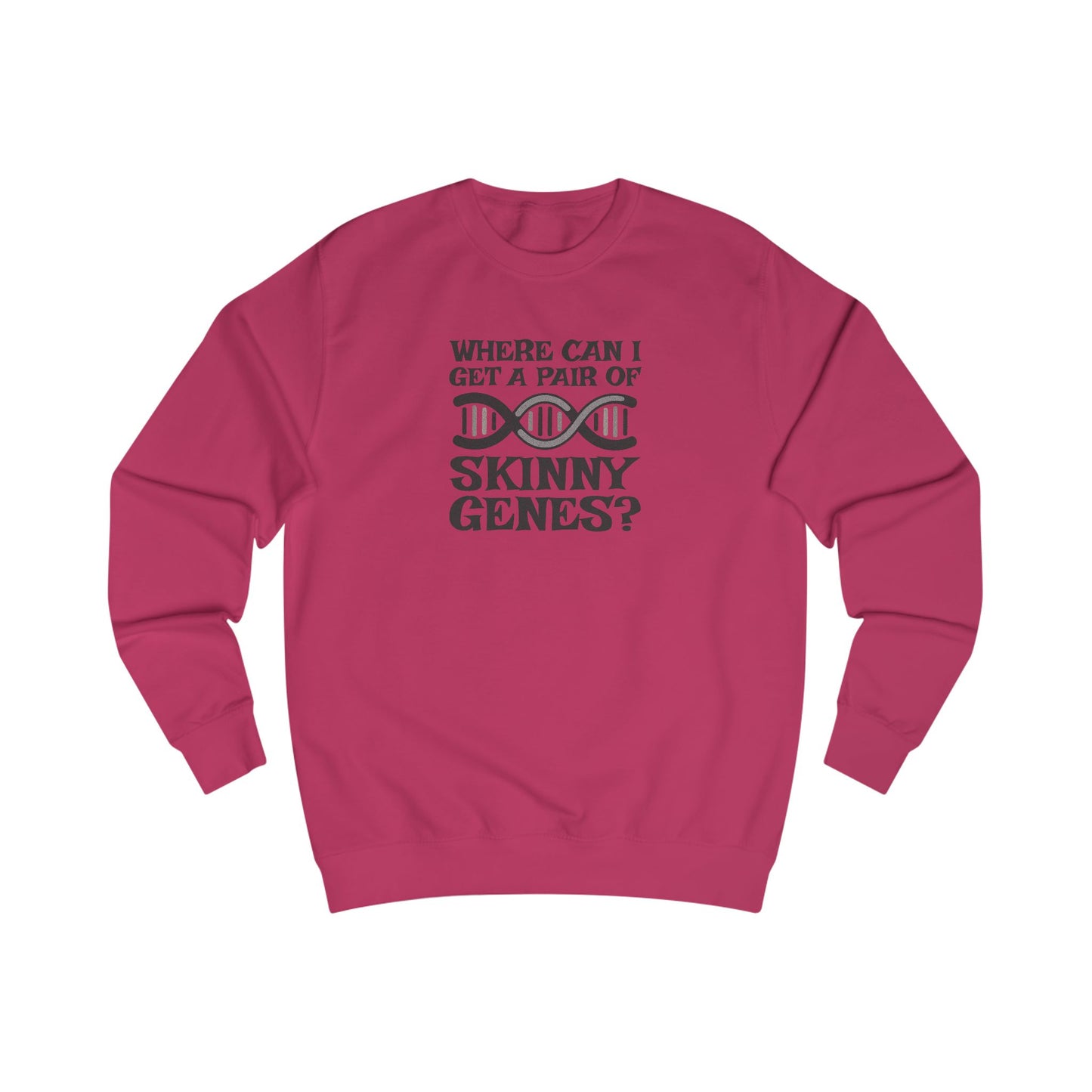 Pair of Skinny Genes — Retro Graphic Sweatshirt (Light)