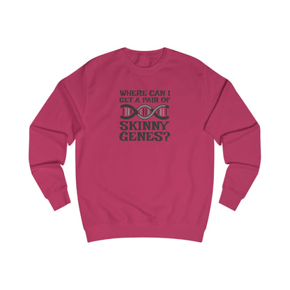 Pair of Skinny Genes — Retro Graphic Sweatshirt (Light)