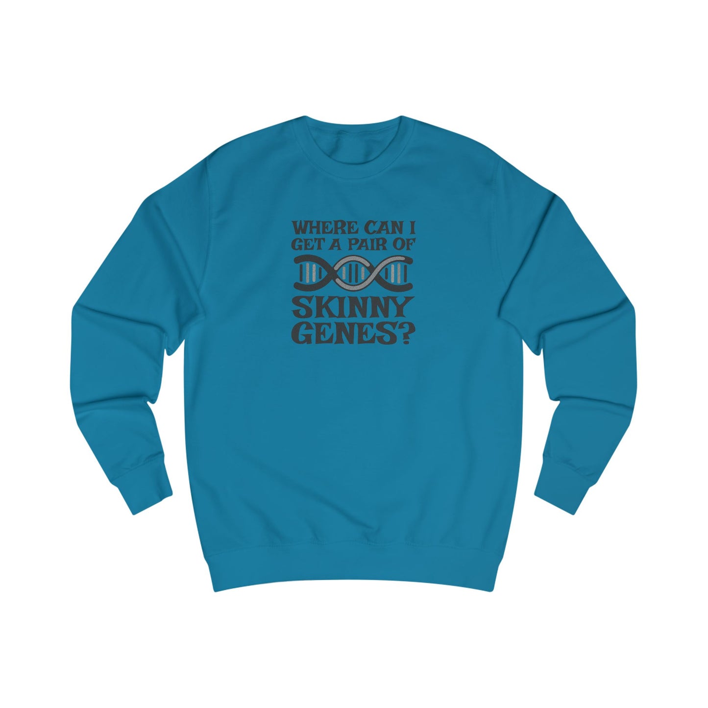 Pair of Skinny Genes — Retro Graphic Sweatshirt (Light)