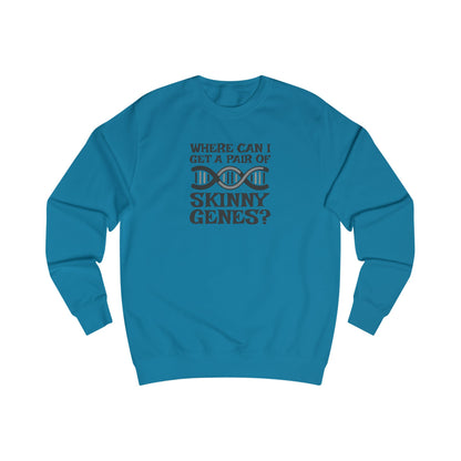 Pair of Skinny Genes — Retro Graphic Sweatshirt (Light)