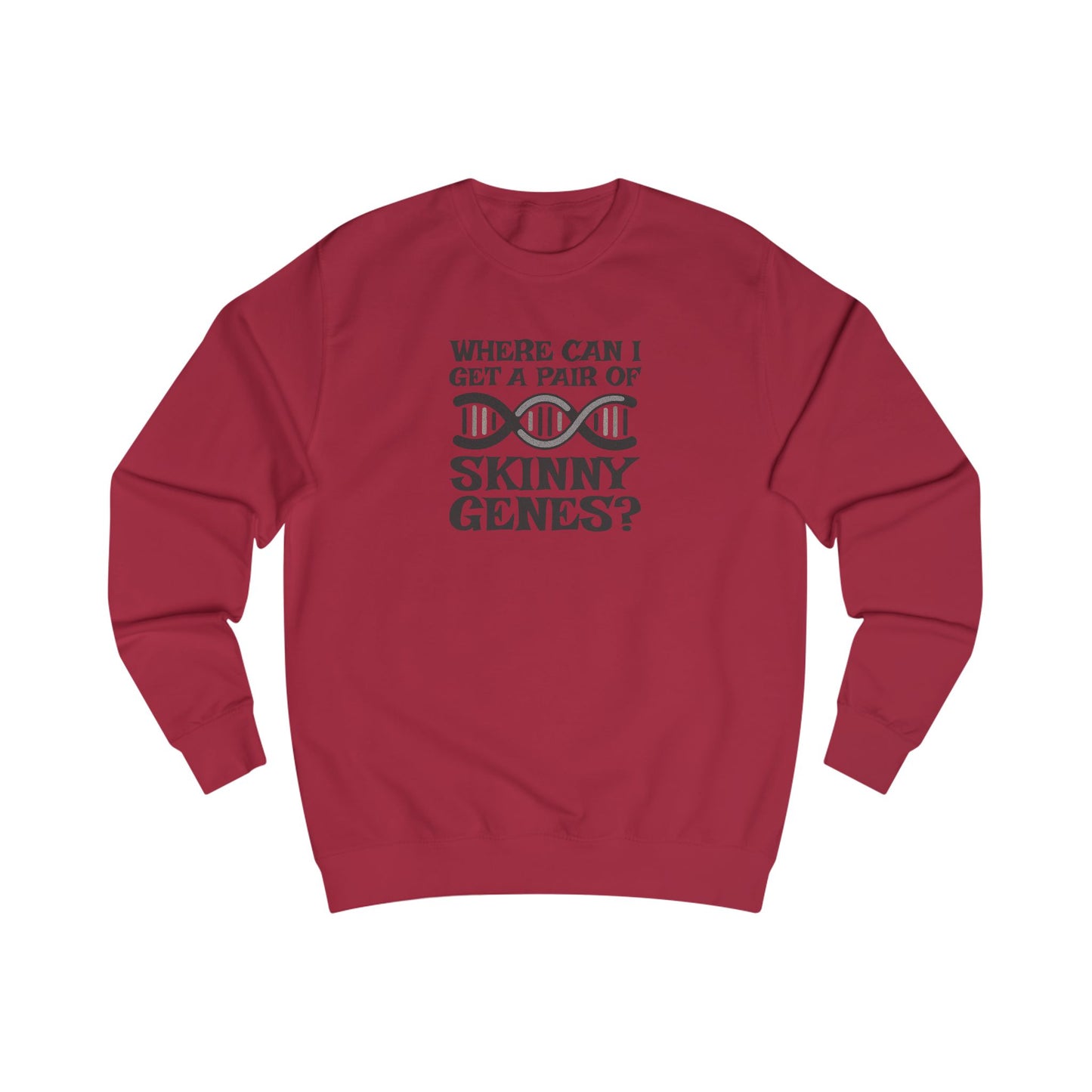 Pair of Skinny Genes — Retro Graphic Sweatshirt (Light)